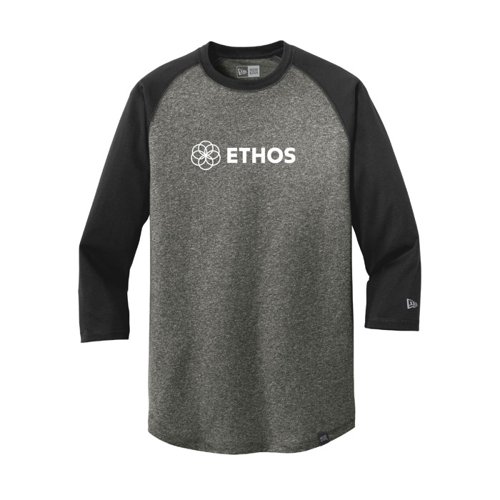 New Era Heritage Blend 3/4-Sleeve Baseball Raglan Tee
